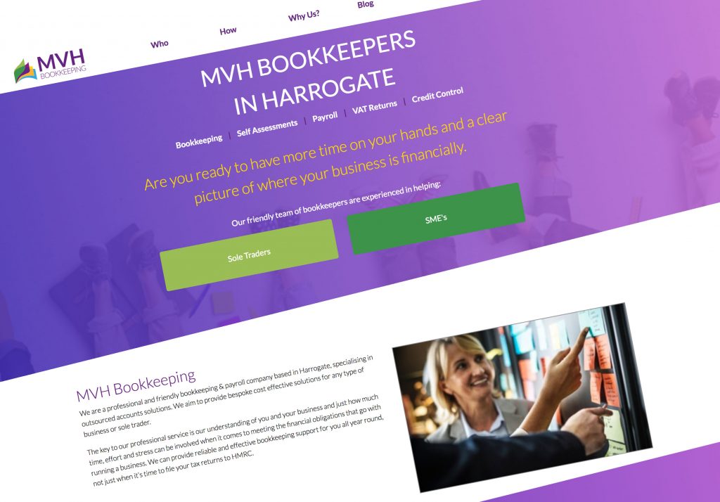 mvh bookkeepers website harrogate